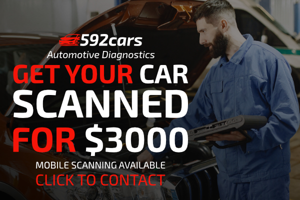 Get your car scanned with 592cars automotive diagnostics